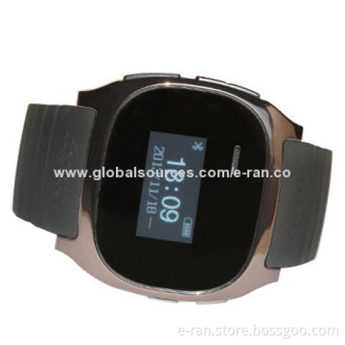Fashionable Bluetooth Watch for Mobile Phones, Built-in GPS/Mic/Speaker/G-sensor